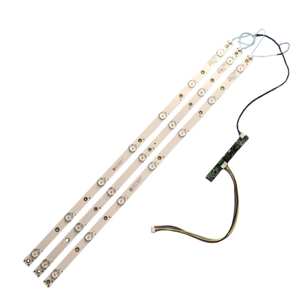 

620 mm Universal LED Backlight strip 7lamp kit Board w/ Optical Lens Fliter for 31.5inch 32inch LCD LED TV or billboard
