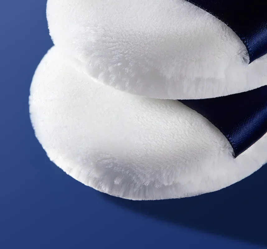 Luźny puder Puff Okrągły Przenośny podkład do twarzy Puff Miękka gąbka Narzędzie kosmetyczne Profesjonalny puder do makijażu