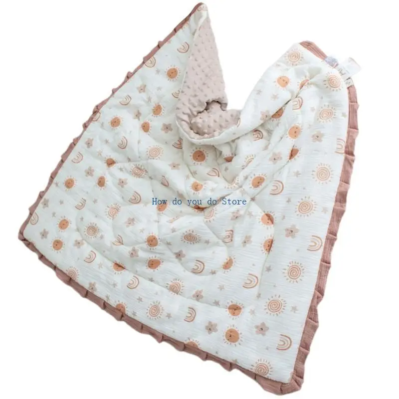 19QF Kids Kids Cotton Coutton Armild Baby Blant مع دانتيل رفيع متخلف عن سرير أو عربات الأطفال الصغار