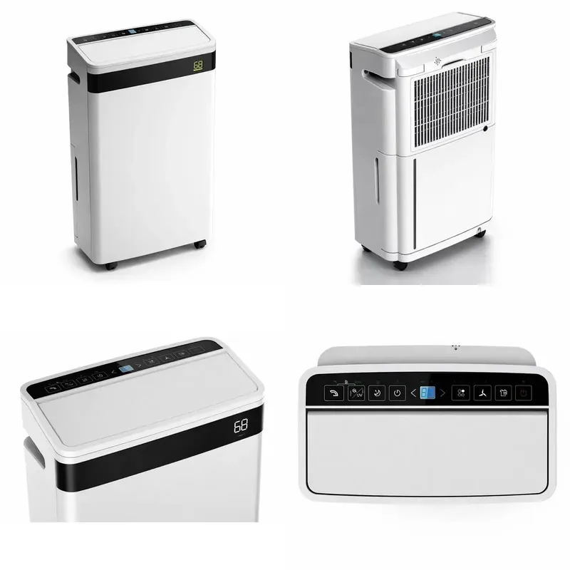 16L Day Portable Electric Compressor Silent 43dB Plastic Touch Screen 3 Modes 2 Speeds Household RV
