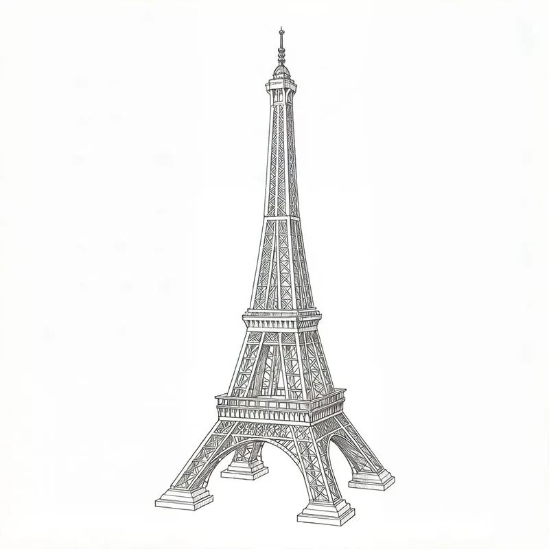 

In Stock 10001PCS 10307 Paris Eiffel Tower Building Blocks 1.49M Large Architecture Model Kit Bricks Toys for Kids Adults
