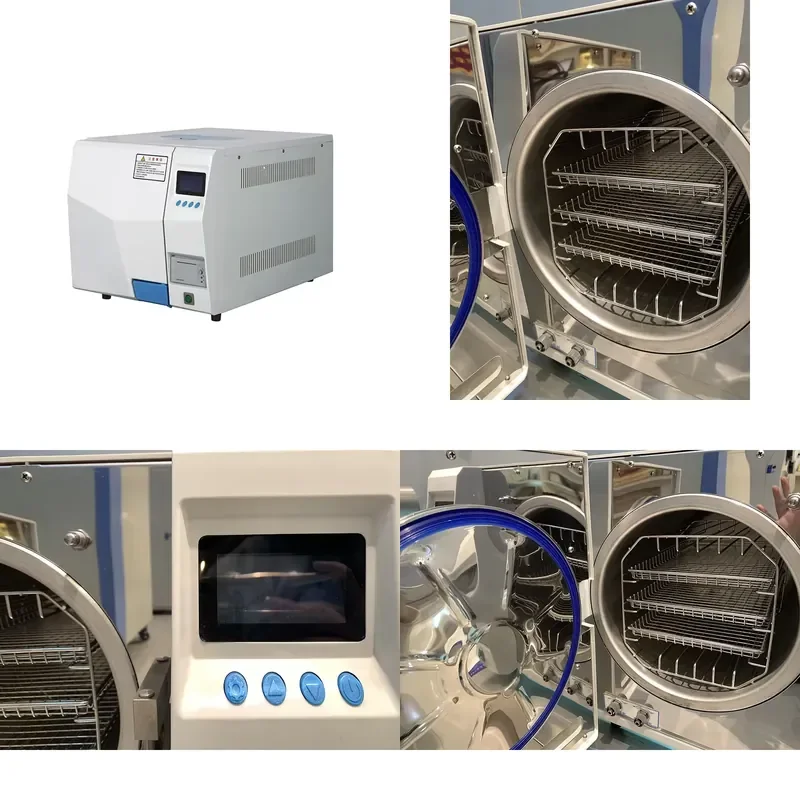 

26 Pulse Vacuum Steam Sterilizer 20l Autoclave Class B with Printer Vacuum test Water tank LCD Display