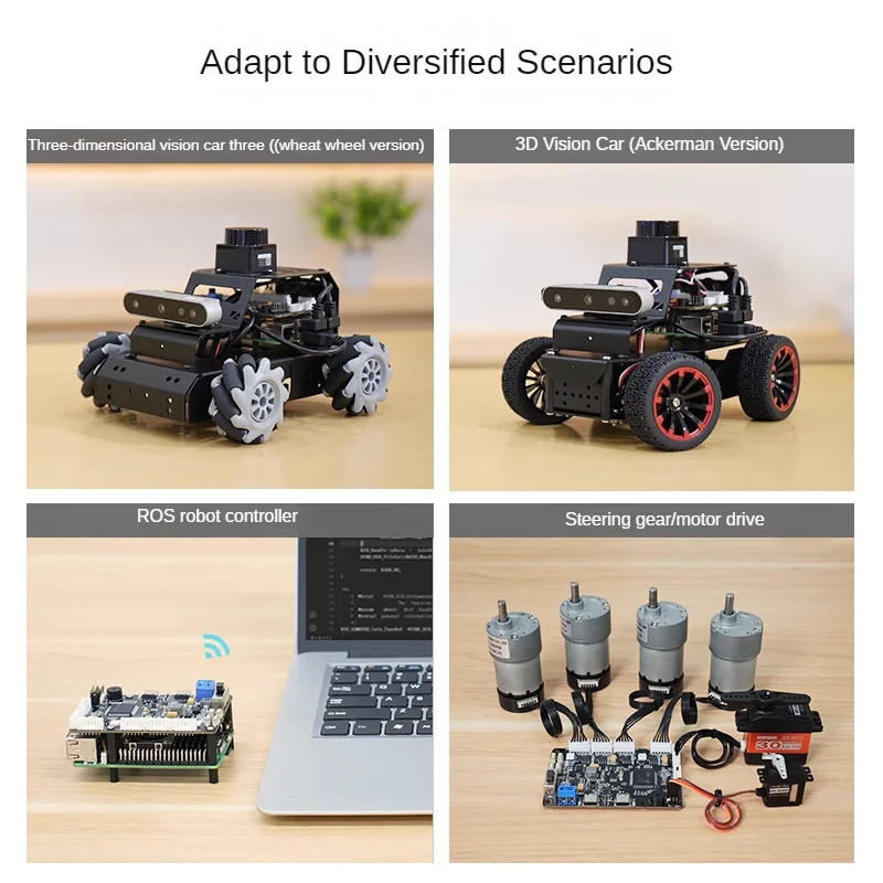 STM32 ROS RRC Lite Controller for Raspberry Pi 5 Power Supply Protocol Integrated IMU 4-Channel Encoder Motor Servo Robot Ports