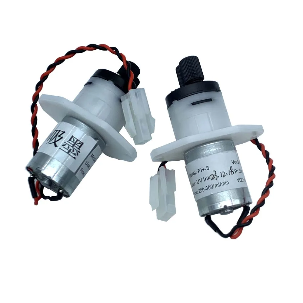 Ink Pump FH-3 DC 24V 3W 200-300ML/Min Absorb/ Supply Ink Pump for Inkjet Printer DTF/ UV Flat Bed