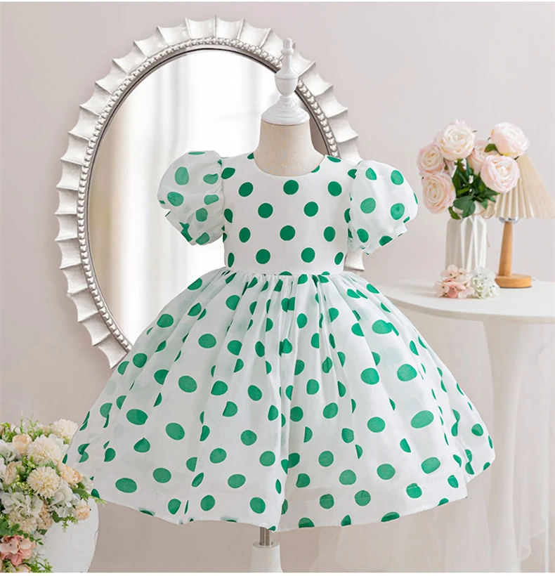 

18M-6T summer children kids girls fashion cute short sleeve party dress