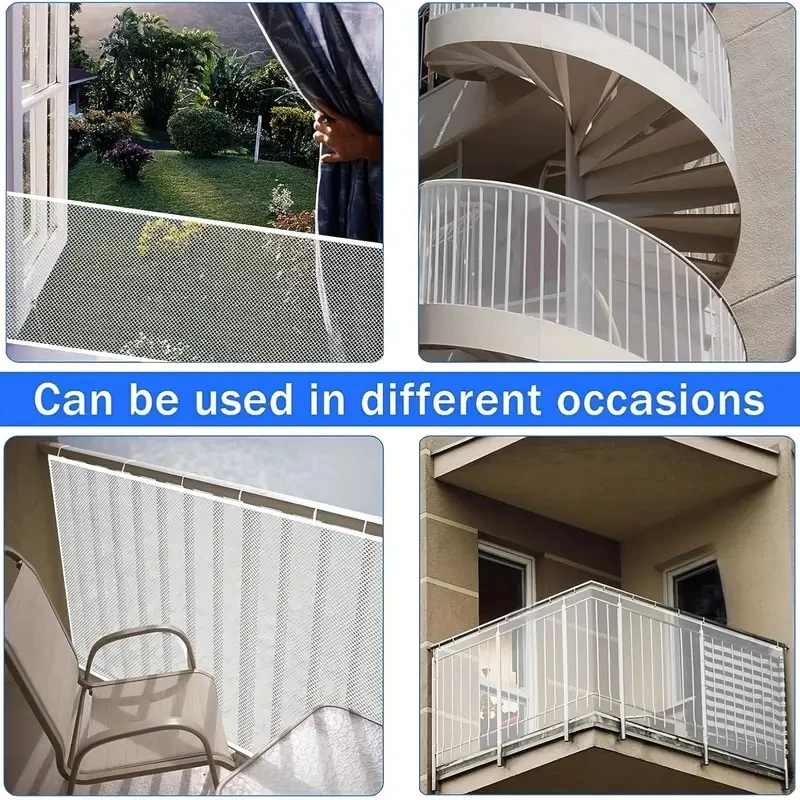 Child Safety Protective Net Multipurpose Durable Stair Balcony Banister Rail Guard Kids Stair Protection Safe Fine Mesh