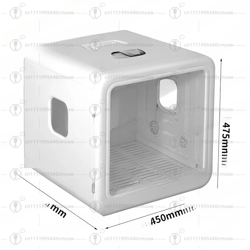 Pet Drying Box for Cats and Dogs, Household Hair Dryer with Silent System, Bath Blower for Small Pets