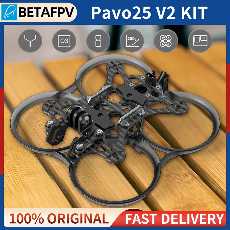 BETAFPV Pavo25 V2 Frame KIT Pavo 25 FPV Brushless Whoop Quadocopter Frame 2.5inch Cinewhoop BWhoop For DJI O3 FPV Racing Drone