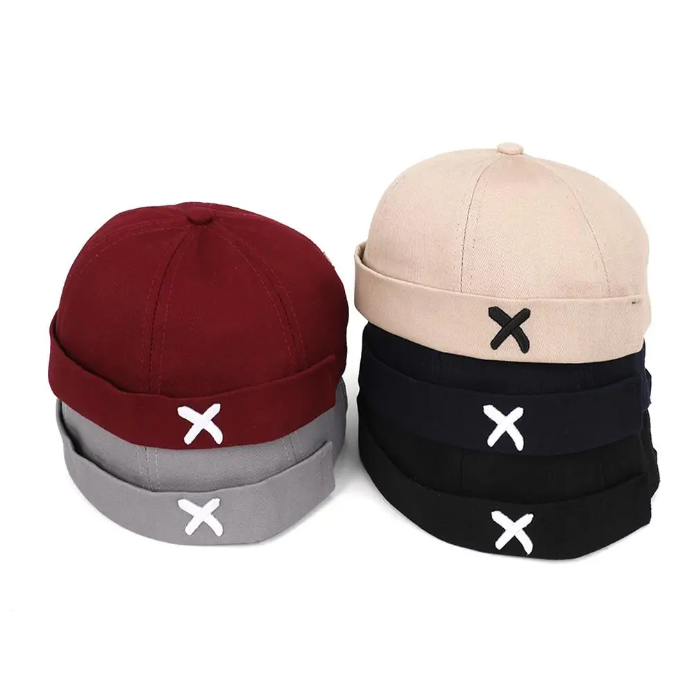 Czapka bez ronda Skullies Vintage bawełniana męska regulowana czapka właściciela Docker Multipurpos czapki typu beanie Streetwear kapelusz kopułkowy czapki hip-hopowe