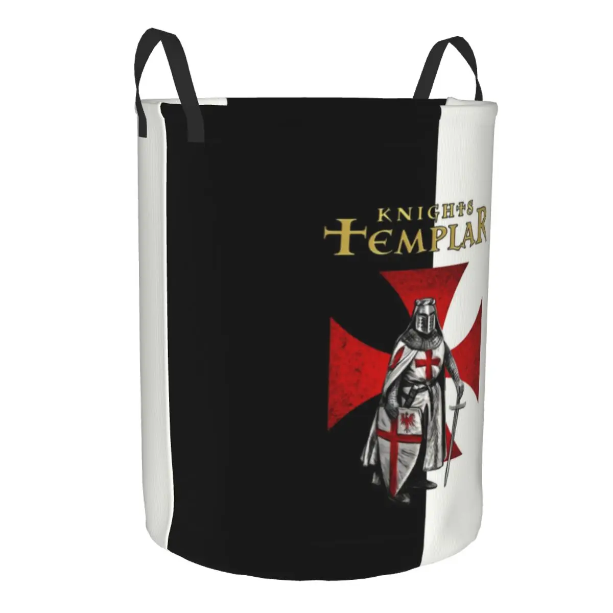 Knight Templar Laundry Hamper Large Clothes Storage Basket Crusades Knights Christian Warrior Toys Bin Organizer for Boy Girl