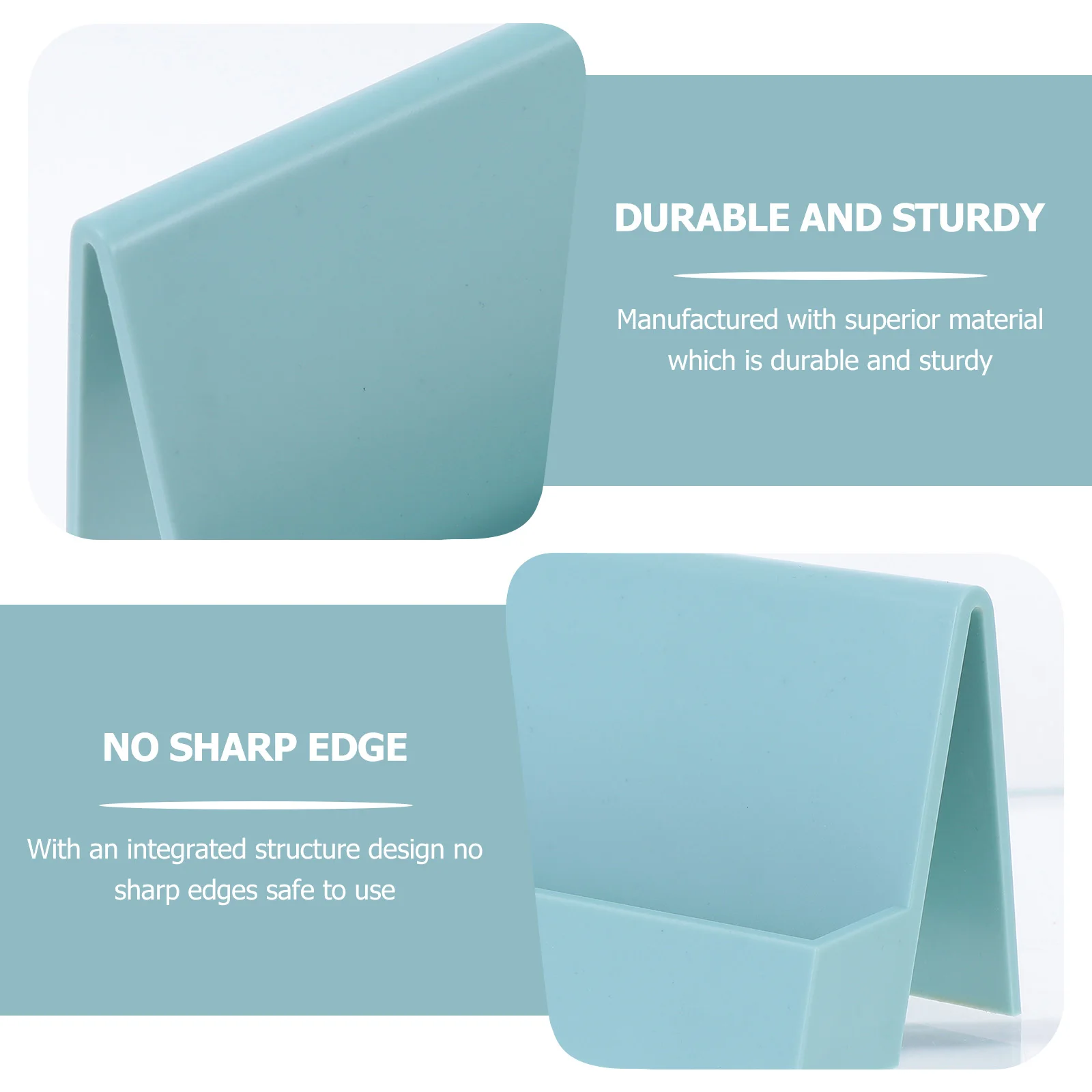 

2Pcs Plastic Name Storage Boxes Desktop Storage Holders Multipurpose Card Photo Organizer Business Name Display Cases