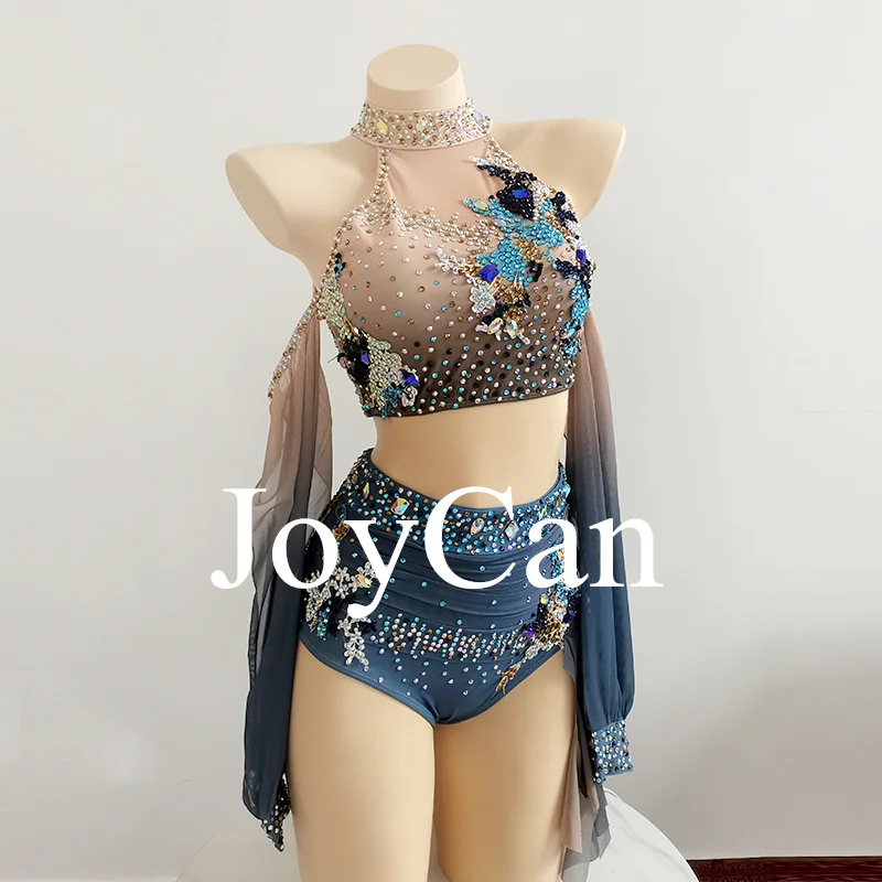 JoyCan  Customize Color Lyrical Dance Dress Costumes for Competition Clothing Pole Dancing Dress Factory Price BD1909