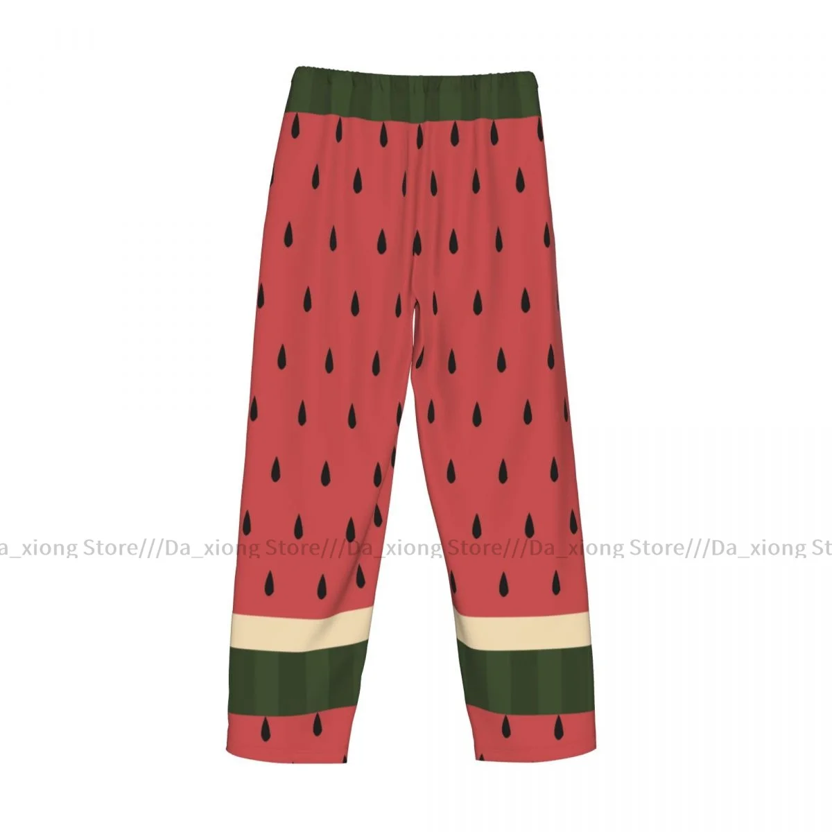 Watermelon With Black Seeds Mens Pajamas Pyjamas Pants Lounge Pants Sleep Bottoms