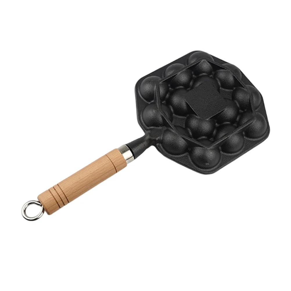 

14 Holes Cast Iron Frying Plate Non-Stick Snail Pan Multi-Function Thickened Wear-Resistant Energy Saving Kitchen Cookware