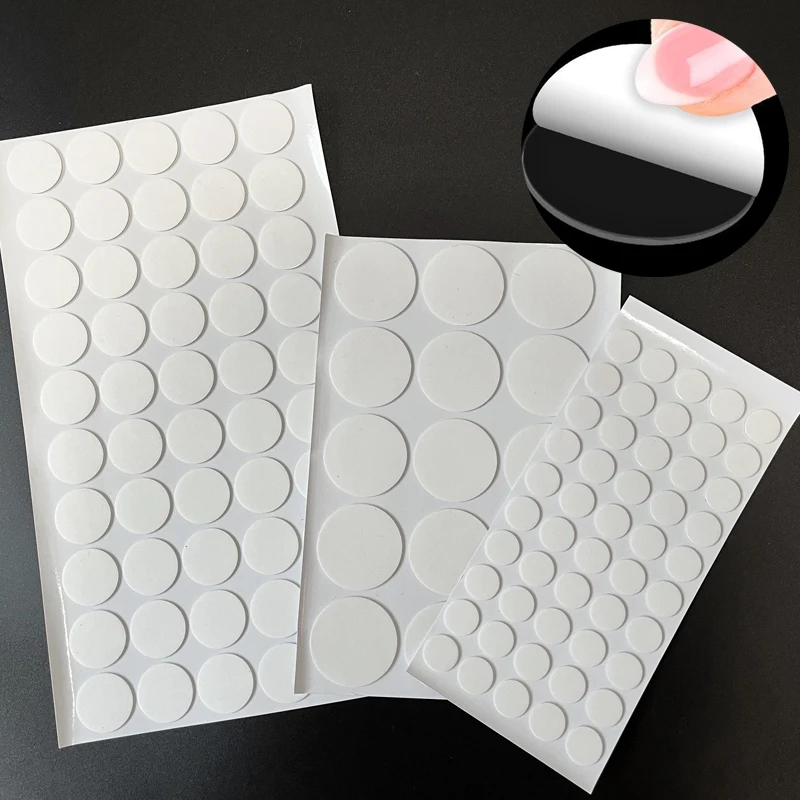 50 Dots Double Sided Adhesive Poster Clear Glue Point Tape Round No Traces Strong Adhesive Sticker For Craft DIY