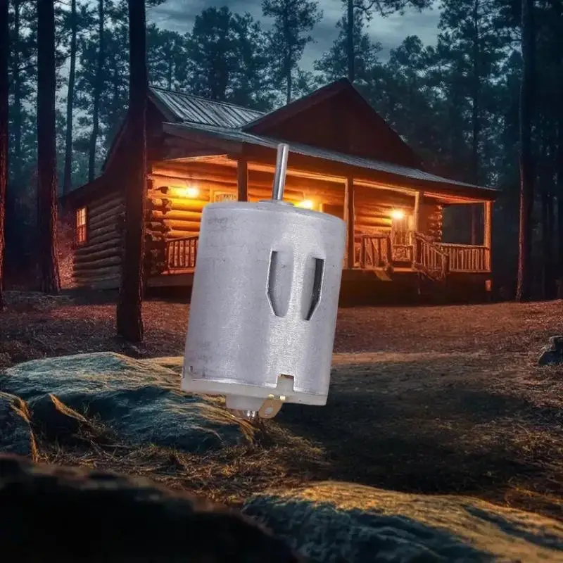 Micromotor, koolborstel, hoge snelheid, R280, DC 3V-9V Ideaal voor doe-het-zelf speelgoedauto's en bootconstructies