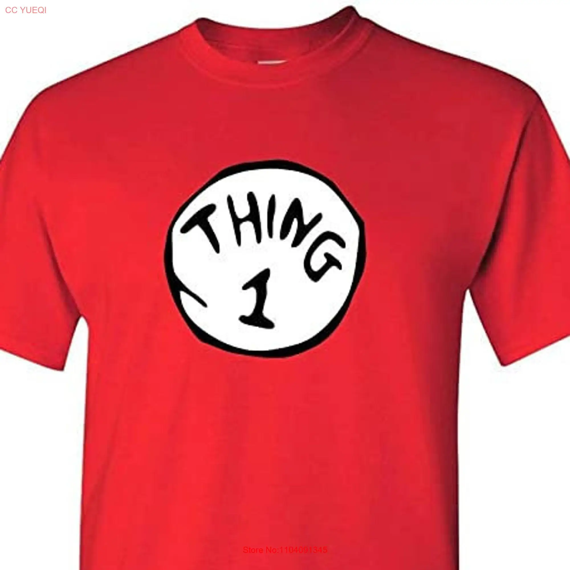 Thing 1 2 3 T Shirt Family Vacation long or short sleeves