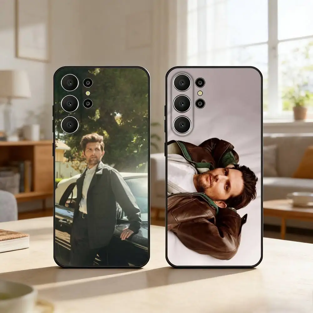 Charming A-Adam S-Scott Phone Case For Samsung S26,S25,24,23,22,30,21,10,9,Ultra,Plus,Lite,Black Soft Case