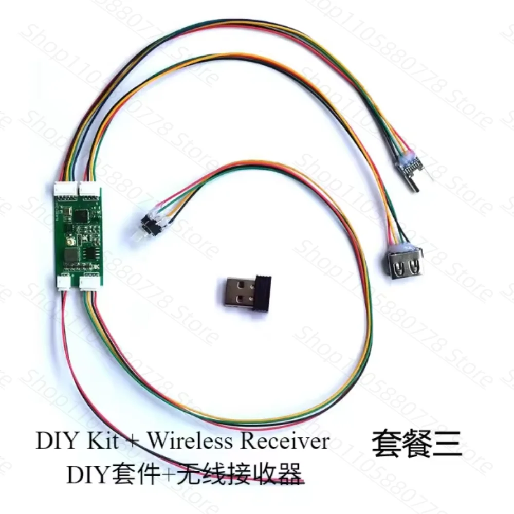 Wired Mechanical Keyboard To Wireless Bluetooth Converter DIY Module USB Wireless 2.4G Three-mode Multi-device Switching