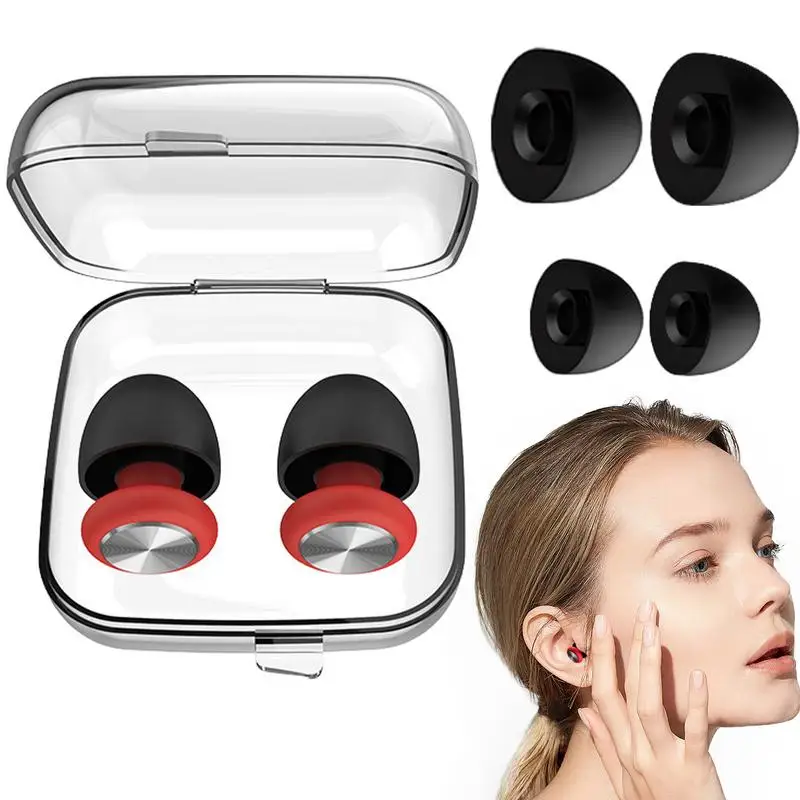 

Noise Canceling Sleep Safe Earplugs Soft Silicone Ear Plug Soft Silicone Ear Plug Comfortable Quiet Ear Plugs Reusable Hearing