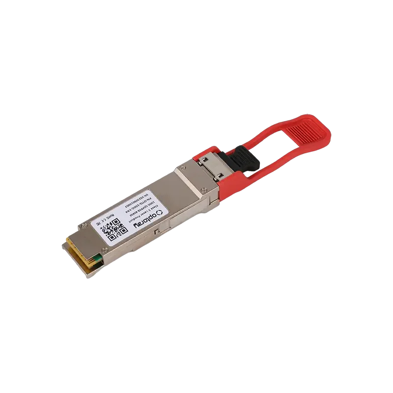 Modul Transceiver Optik QSFP 100G Panjang Gelombang 40km ER Single Mode LC SM Connector Transceiver Fiber Optik 80km 100G Optik