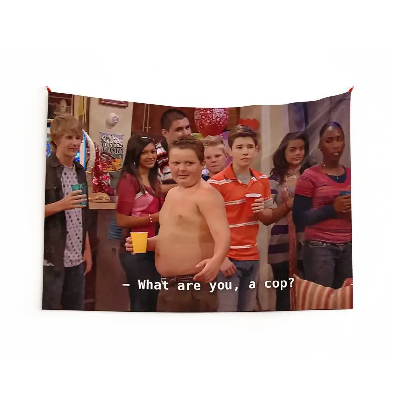 VIKAMA Funny TV Show Scene Tapestry 