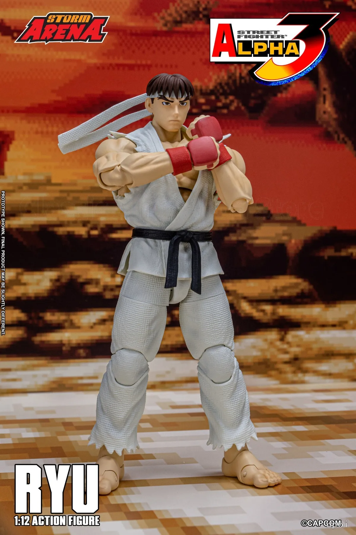 【Original】Storm Collectibles RYU - STREET FIGHTER ALPHA 3 "STORM ARENA" 1/12 Scale Action Figures Toys