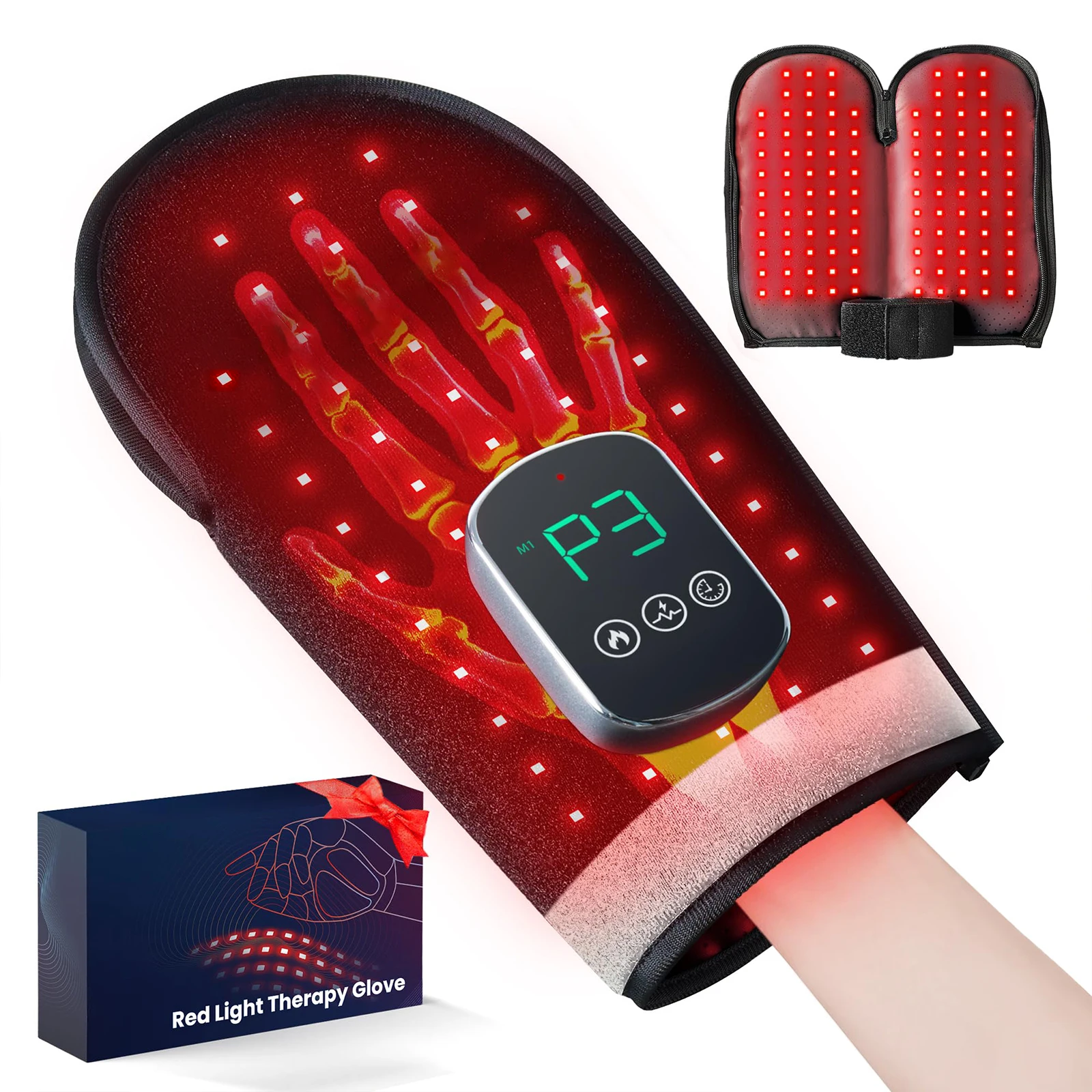 

Hot selling：Brand New Red Light Therapy Hand Care Adjustable Mode Comfortable Fit for Physiotherapy Center