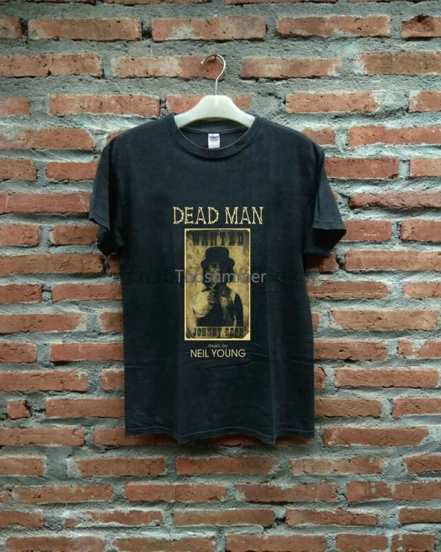 New Rareee Dead Man Johny Deep Wanted Neil Young T Shirt Top Usasz