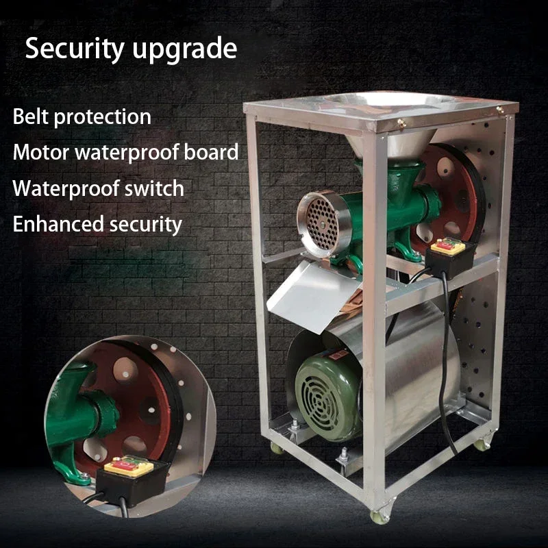 

32 Electric Meat grinders Splitting Minced chicken shelf bone fracture slice machine fresh Fish pork chopper Food processor 220V