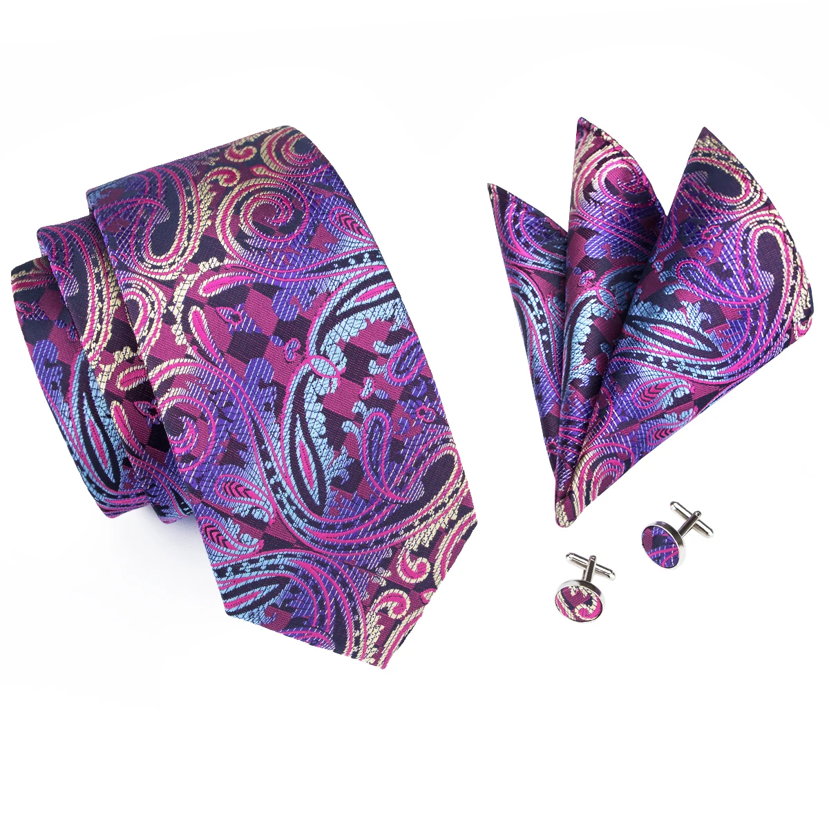 Hi-Tie Silk Adult Mens zestaw podwiązek do pończoch 6 klipów mocne szelki Vintage Y szelki Bowtie Tie Hankerchief spinki do mankietów regulowane