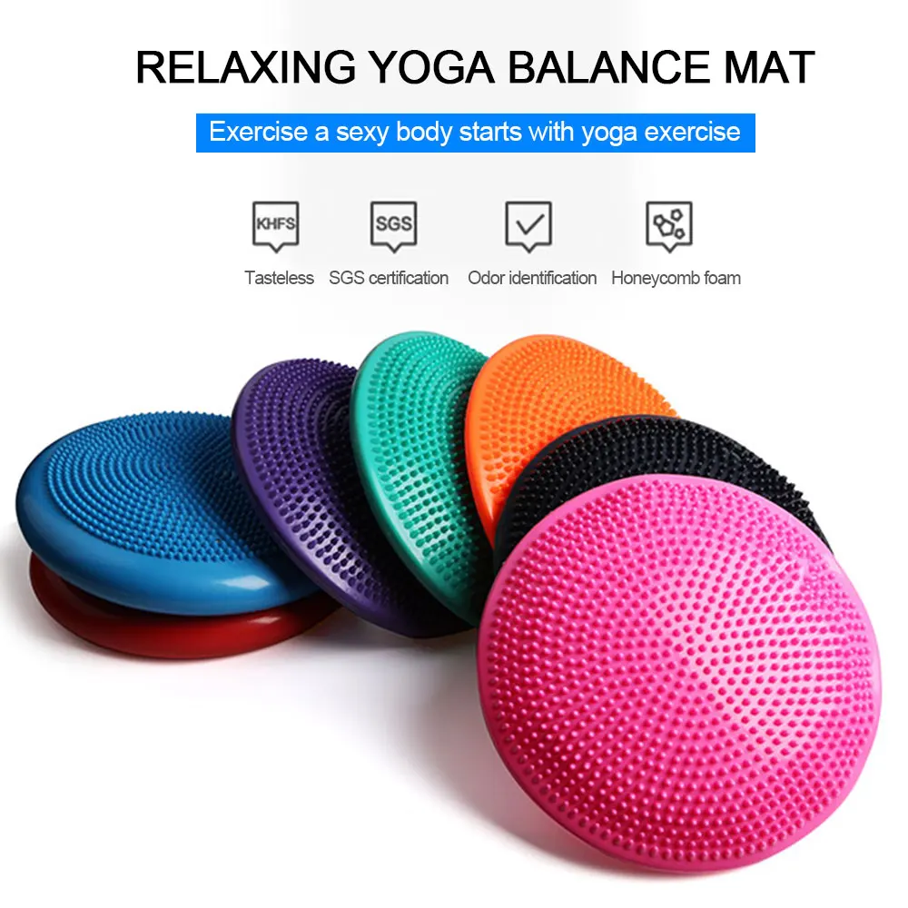 Balance Cushion Pillow Propriocettivo For Fitness Pilates Yoga Balance Disk USA Balance Cushion Yoga Massage Cushion Balance