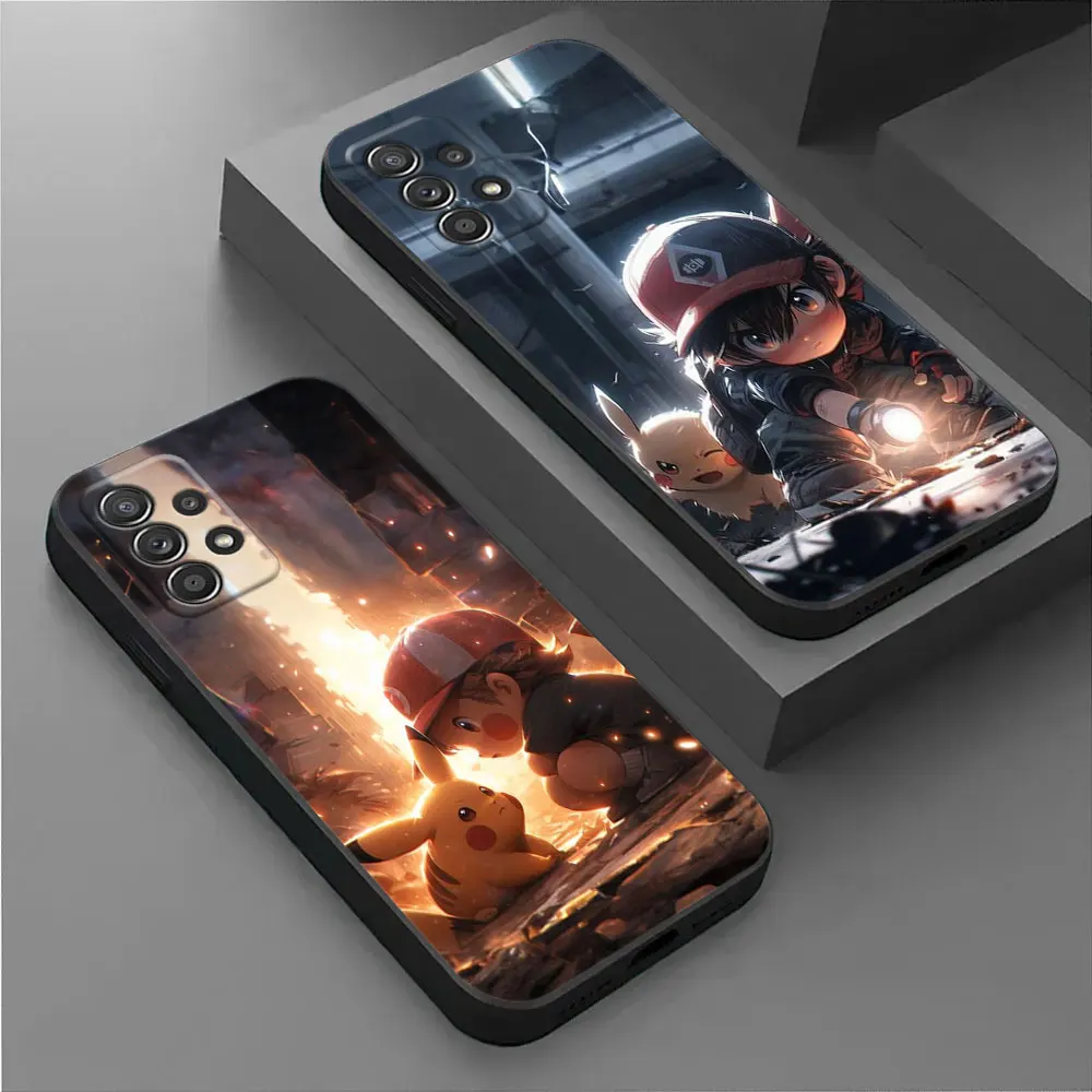 

Pokemons Cartoon Phone Cover Galaxy A56 5G Case For Samsung A55 A36 A26 A35 A34 A53 A54 A52 A51 A71 A73 A72 A42 A31 A32 A33 Case