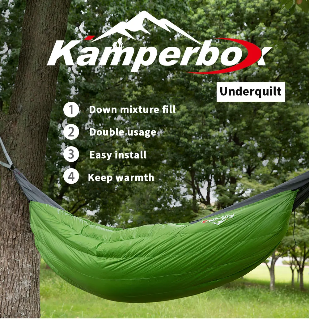 Kamperbox Hammock Quilt Down Quilt Underquilt Sleeping Bag Down Hammock Underquilt Down Camping Quilt Sleeping Bag Tourism Down