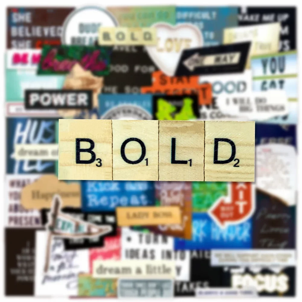 60 Stück Vintage Collage Text Aufkleber Großhandel kreative wasserdichte Graffiti Dekor Aufkleber für Notebook Wasser Tasse AnimeWorlds Store