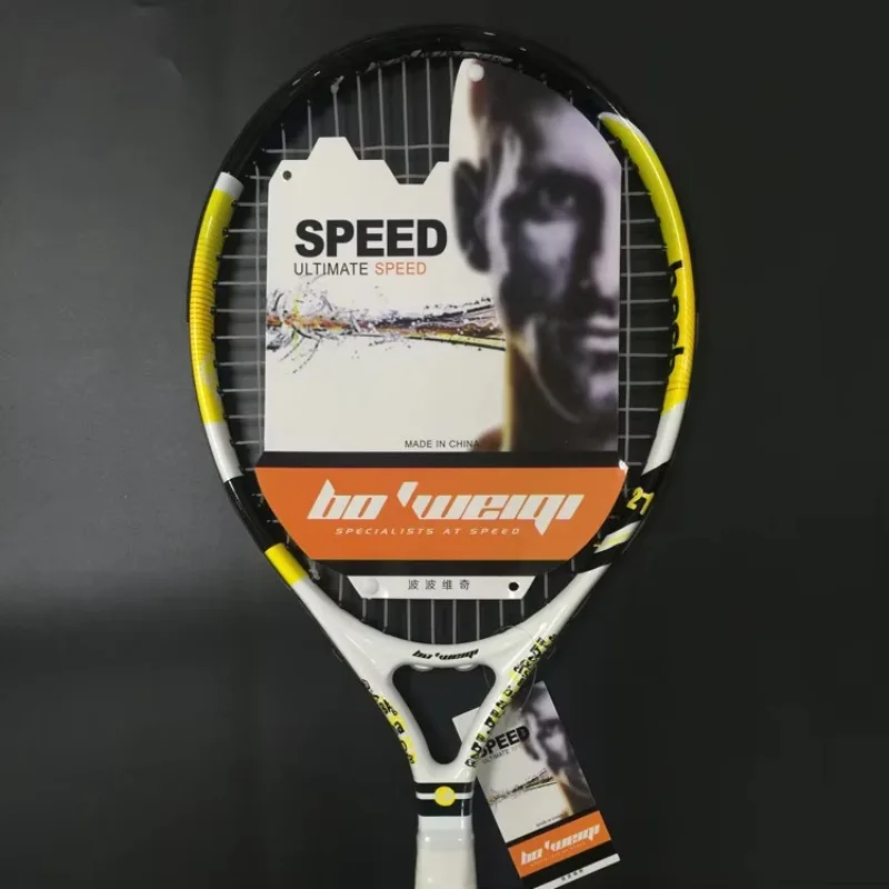 

Оптовая продажа, изготовленная на заказ 21-дюймовая теннисная ракетка/ракетка хорошего качества из углеродного алюминия для младших детей/детей