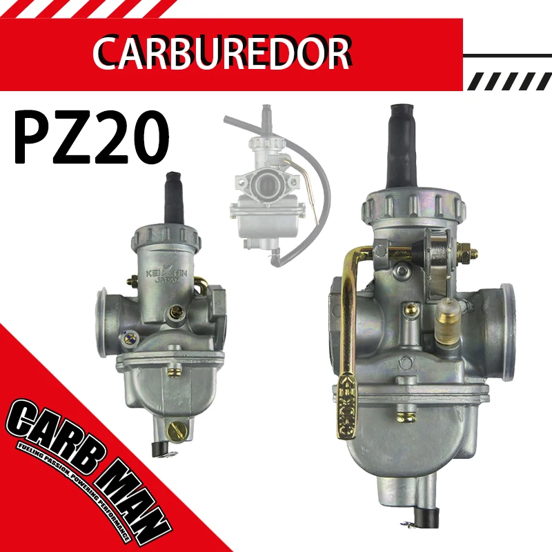 

PZ20 20mm Motorcycle Carburetor Carb For 50cc 70cc 90cc 110cc 125cc 135cc 4 Stroke Engine Dirt Pit Bike ATV UTV