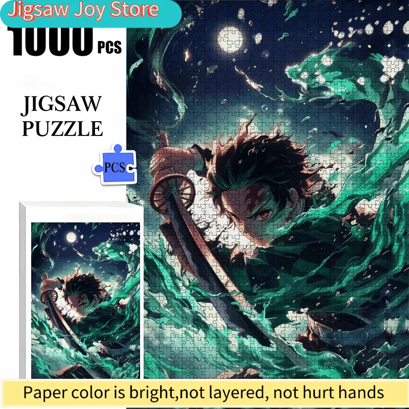 

1 Box of Jigsaw Puzzle 50Cm×70Cm/19.69In×27.56In, Globally Popular And Trending Anime-Themed Art Adult Jigsaw Puzzle Large Siz