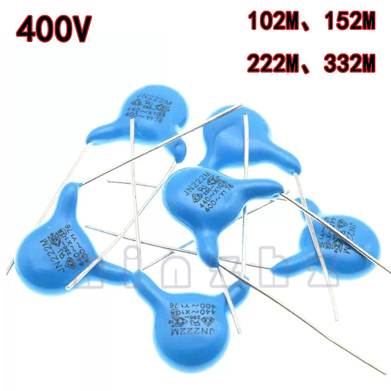 20PCS 400V Safety Capacitor Y1 Capacitor 1NF 1.5NF 2.2NF 3.3NF 102M 152M 222M 332M X1Y1