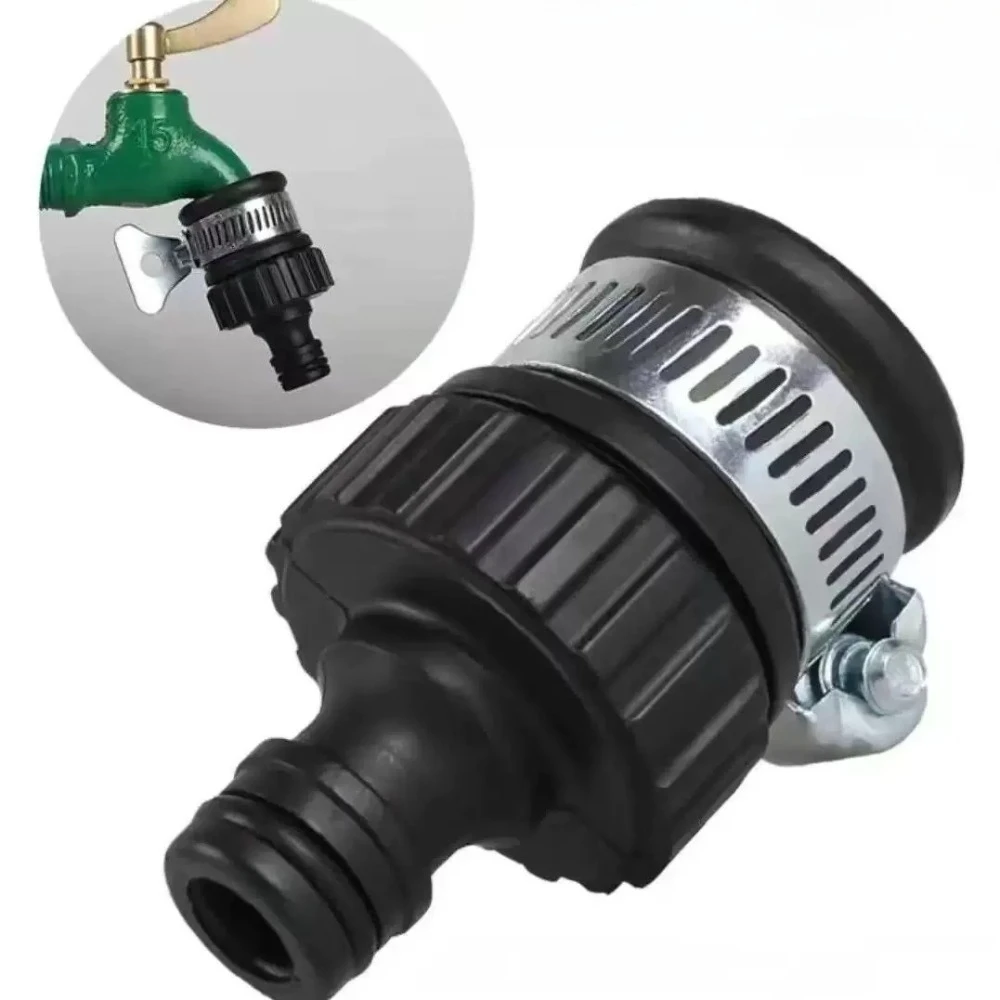 Universal plastic 4-point faucet quick connector adapter, hose connector accessories Universal faucet garden kitchen supplies