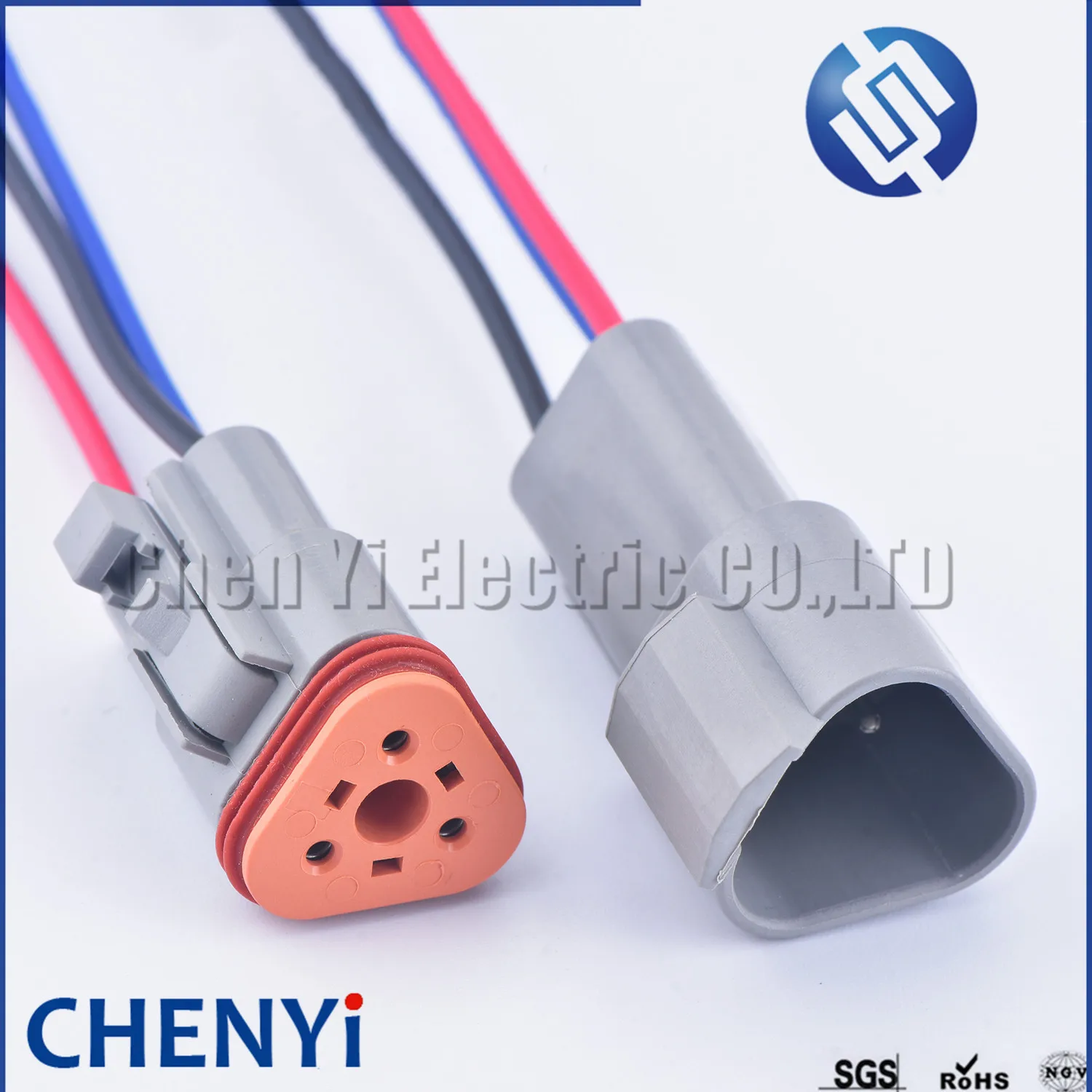 Deutsch DT series 3 Pin male female Auto Waterproof Connector DT06-3S DT04-3P Automotive Electrical Wire Harness pigtail Plug