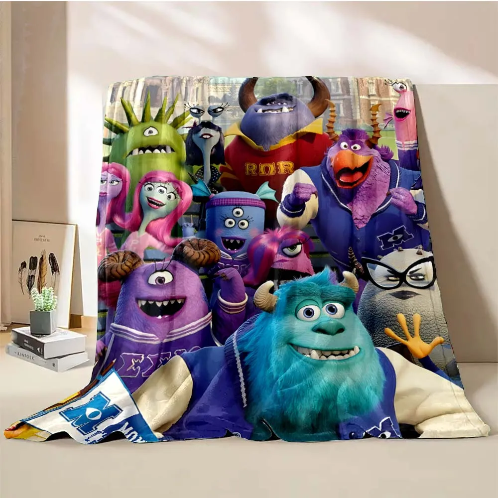 Disney monsters inc cobertor dos desenhos animados quente macio fofo king size lance criança adulto sofá cama quebrar cobertor viagem lance presente