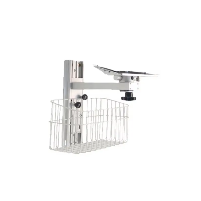 Best Selling Adjustable Monitor Bracket Wall Mount Stand Metal Shelves Square Basket Straight Arm Channel Nonstandard