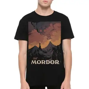 Visit Mordor The Lord of the Rings T-Shirt / Men\'s Women\'s Sizes / Cotton Tee (MRD-421044)