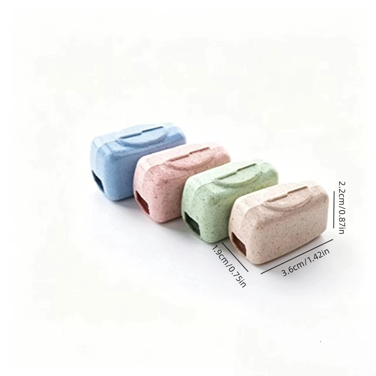 4pcs Toothbrush Head Cover Travel Convenience Toothbrush Box Toothbrush Protective Cover Toothbrush Box