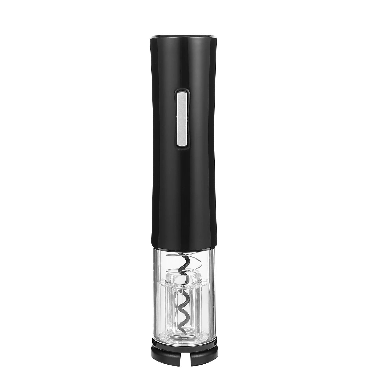 

Electric Opener Automatic Bottle Corkscrew Black Alloy Shell Transparent Mechanism Tool Kitchen Bar Gadgets