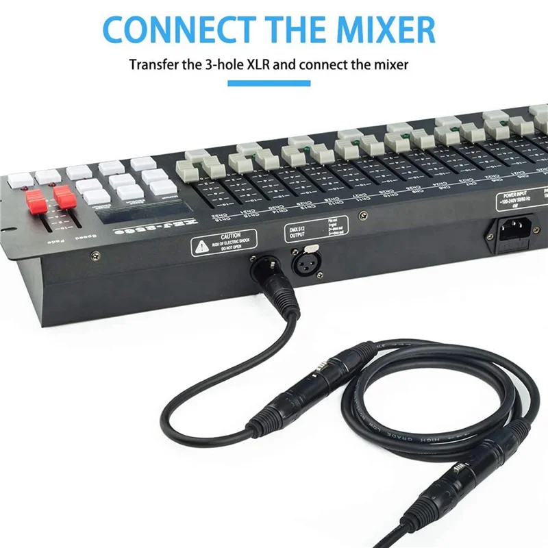 

AA81-6X 3-контактный аудиокабель XLR «папа» на XLR «мама» 5-контактный и XLR «мама» 3-контактный на XLR «папа» 5-контактный аудиокабель, для микрофона DMX Stage Light