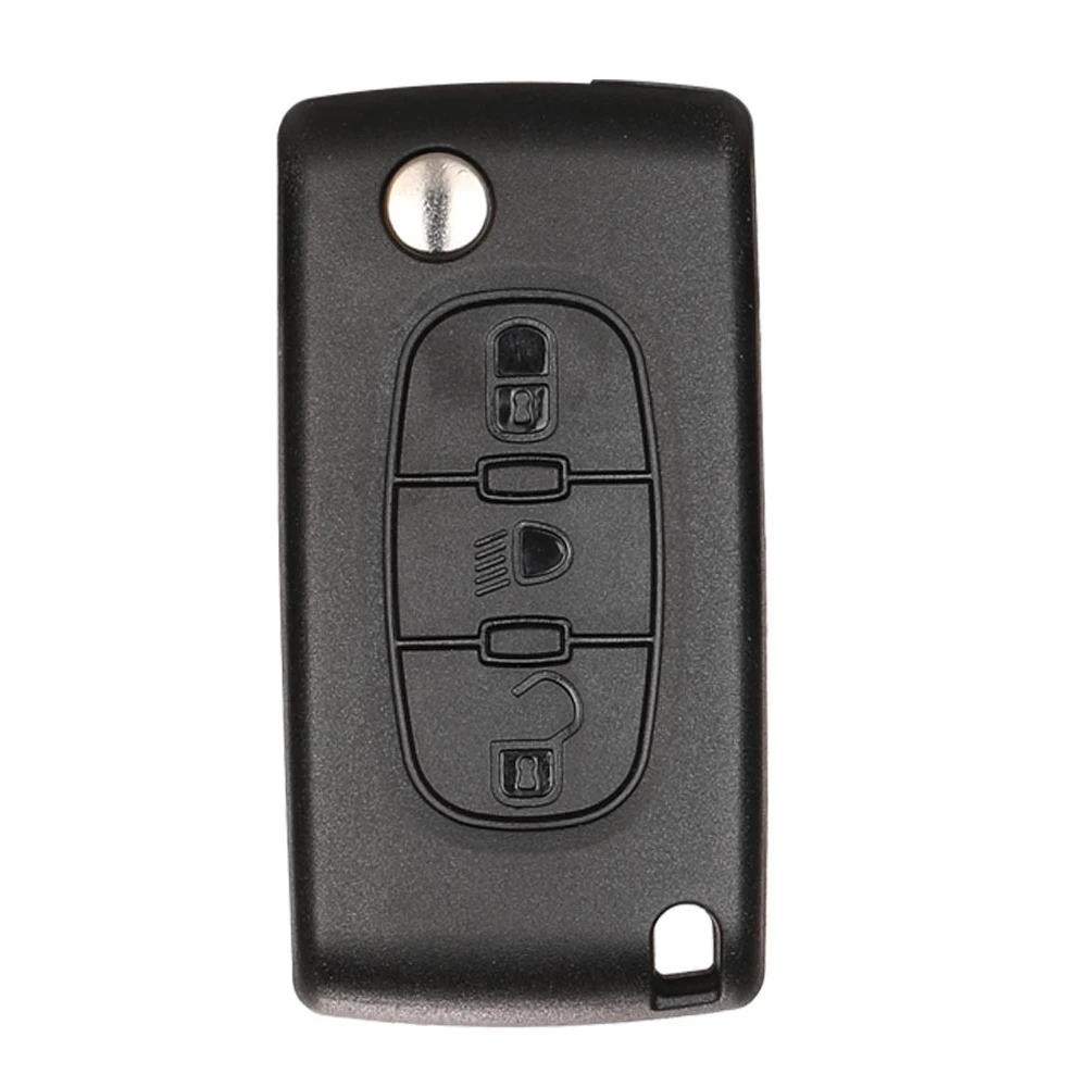Jingyuqin Flip Remote Key Shell Für Peugeot 207 307 308 408 Partner Citroen 5 C6 Berlingo Picasso Xsara VA2 HU83 CE0536 CE0523