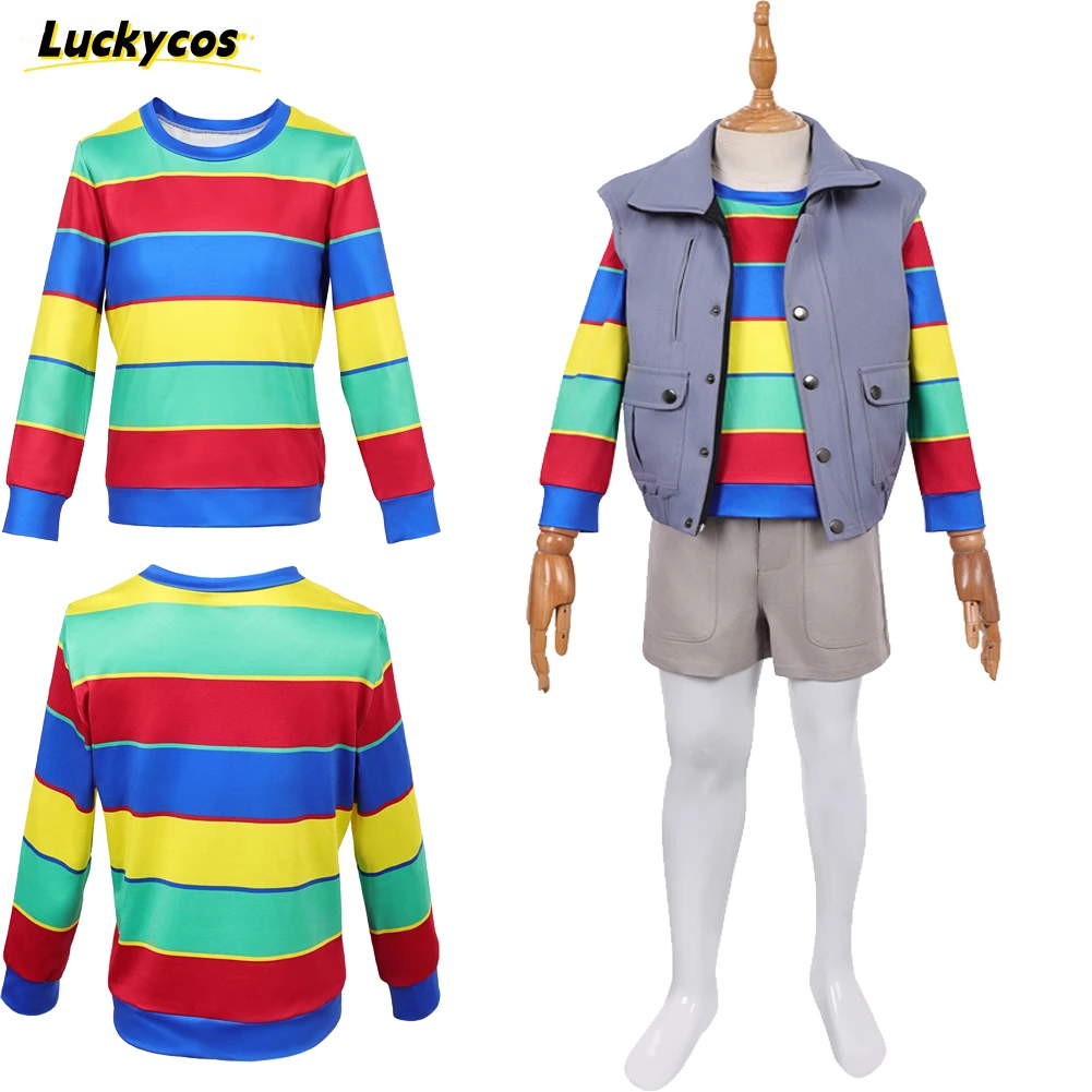 Kids Derek TV ST Fantasia Cosplay Costume Boys Shirt Shorts Vest Outfits Halloween Disguise Carnival Party Suit for Children