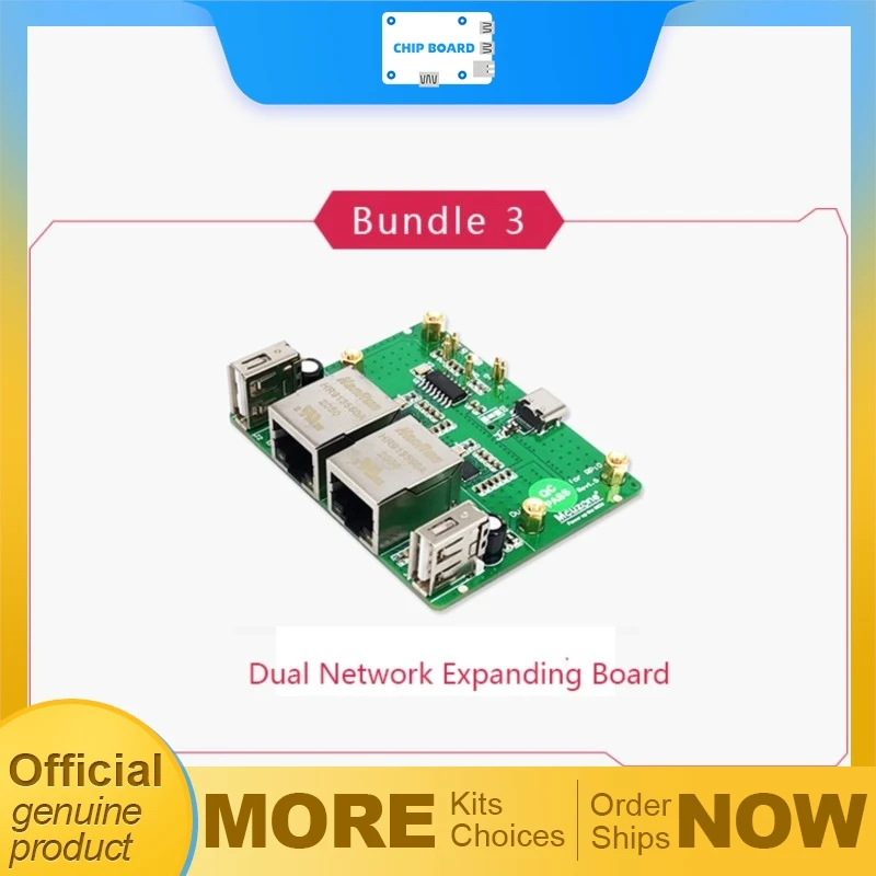 Raspberry Pi Zero W and WH expansion board with Ethernet, USB interface, 4G communication module and durable protective